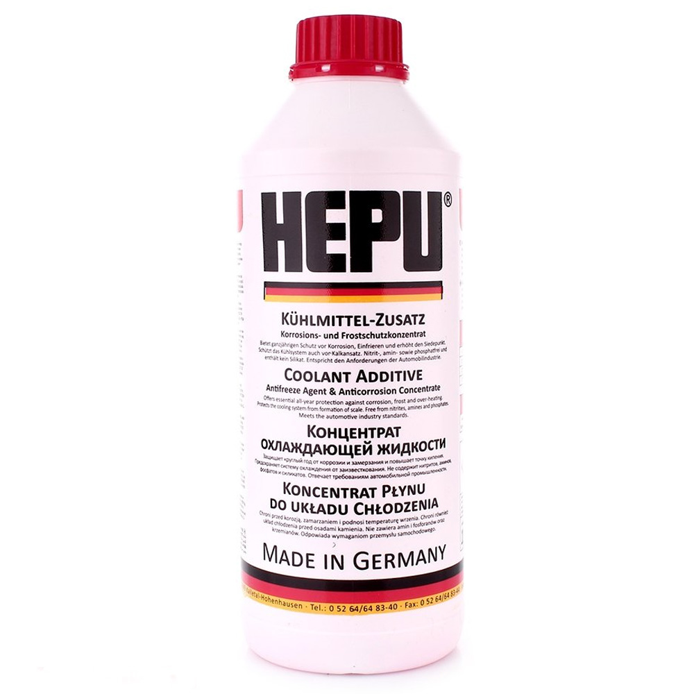 HEPU G12 концентрат антифриза красный 1,5 л P999-G12: , отзывы .