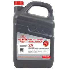 GLYSANTIN (BASF) G40 антифриз красный готовый 4 л, Цвет: Красный, Объем: 4 л