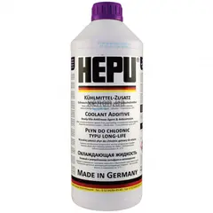 HEPU G12+ (G12 PLUS) антифриз фіолетовий 1,5 л, Колір: Фиолетовій, Обʼєм: 1,5 л