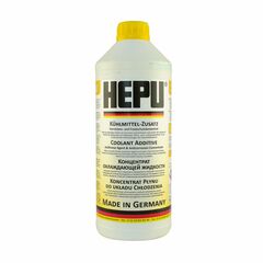 HEPU G11 концентрат антифриза желтый 1,5 л, Цвет: Желтый, Объем: 1,5 л
