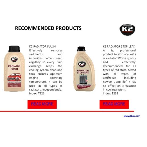 K2 Radiator Stop Leak ET2311 герметик радиатора