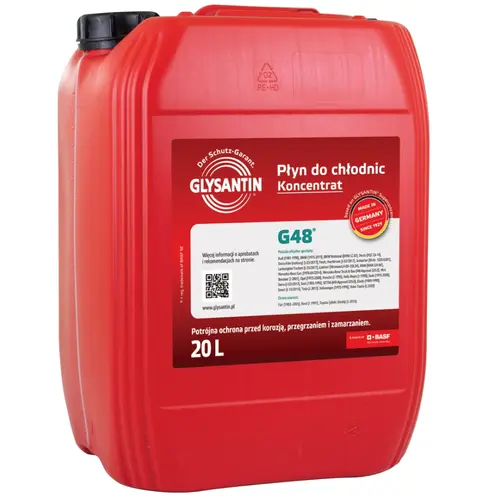 GLYSANTIN (BASF) G48 зелений концентрат антифризу 20 л, Колір: Зелений, Кількість: 20 л