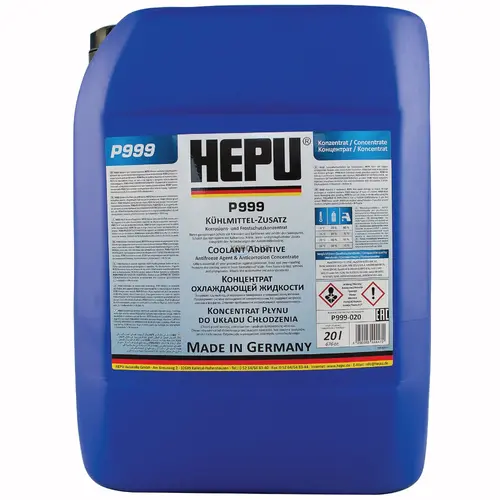 HEPU G11 концентрат антифриза синий 20 л, Цвет: Синий, Количество: 20 л