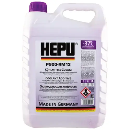 HEPU G13 антифриз фіолетовий 5 л, Колір: Фиолетовій, Кількість: 5 л