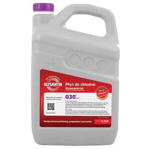 GLYSANTIN (BASF) G30 концентрат антифриза фиолетовый 4 л, Цвет: Фиолетовій, Количество: 4 л