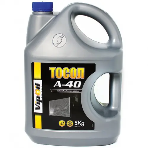 Vipoil тосол А-40 5 л, Цвет: Синий, Количество: 5 л