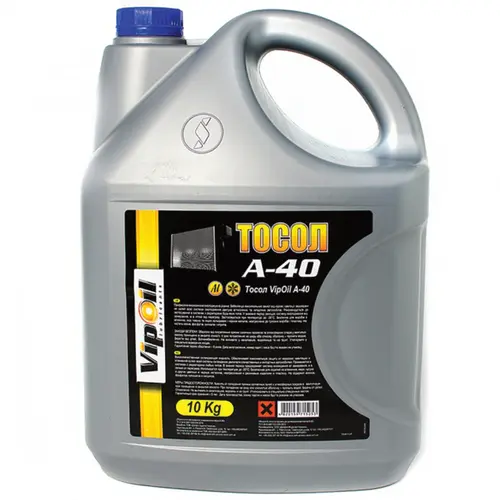 Vipoil тосол А-40 10 л, Цвет: Синий, Количество: 10 л