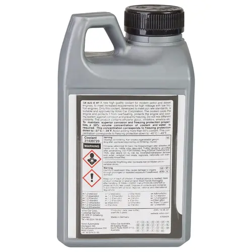 Volvo Concentrated Coolant оригинальный концентрат антифриза зеленый 1 л, изображение 2