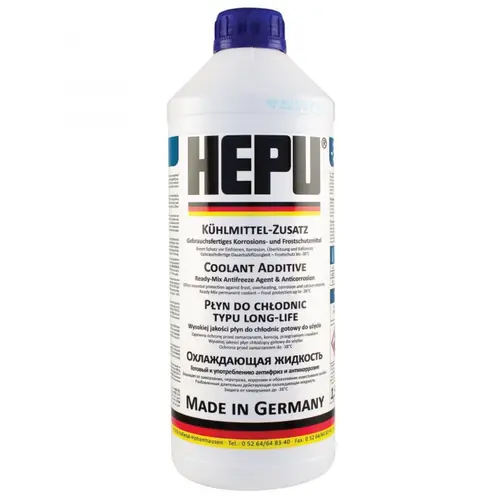 HEPU G11 антифриз синій 1,5 л, Колір: Синій, Обʼєм: 1,5 л
