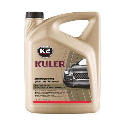 K2 KULER KONC RED красный коцентрат антифриза 5 л, Цвет: Красный, Количество: 5 л