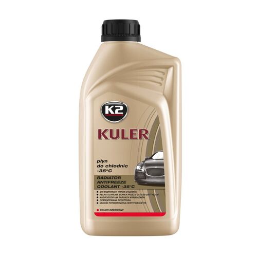 K2 KULER RED красный антифриз -35C 1 л, Цвет: Красный, Количество: 1 л