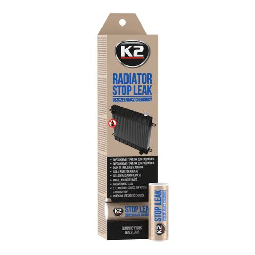 K2 STOP LEAK порошок для герметизации радиатора 18,5 г, Количество: 18,5 г