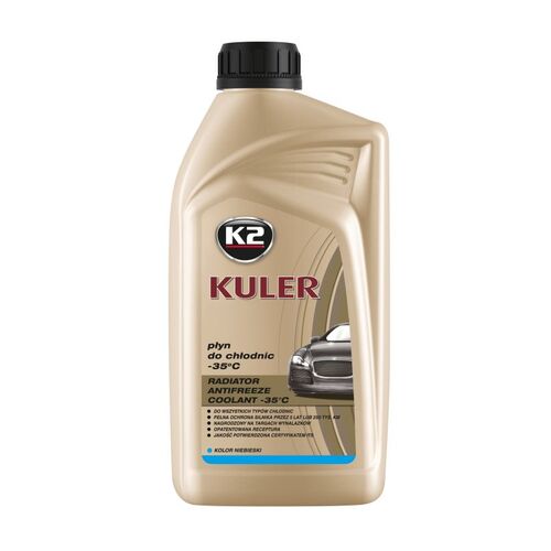 K2 KULER BLUE синий антифриз -35C 1 л, Цвет: Синий, Количество: 1 л