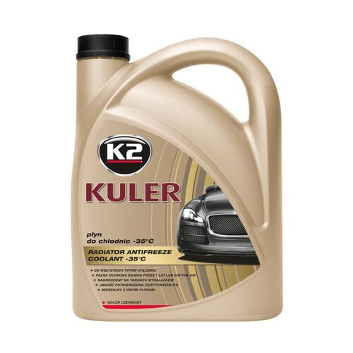 K2 KULER RED красный антифриз -35C 4 л, Цвет: Красный, Количество: 4 л