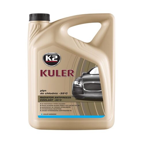 K2 KULER BLUE синий антифриз -35C 5 л, Цвет: Синий, Количество: 5 л