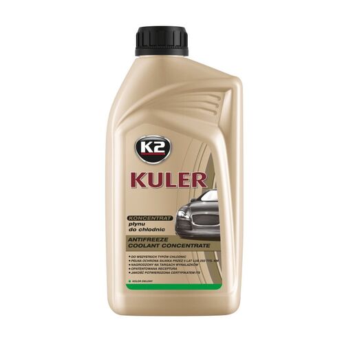 K2 KULER KONC GREEN зеленый концентрат антифриза 1 л, Цвет: Зеленый, Количество: 1 л
