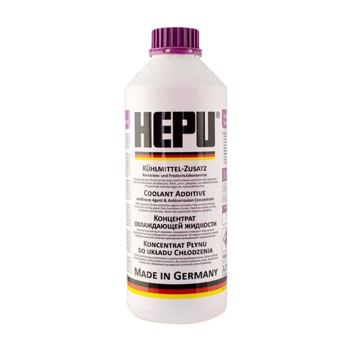 HEPU G12++ (SUPER PLUS) концентрат антифризу фіолетовий 1,5 л, Колір: Фиолетовій, Кількість: 1,5 л
