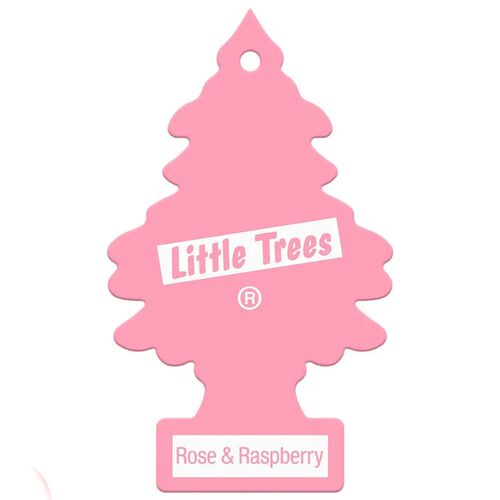 Little Trees Rose & Raspberry Air Freshener ароматизатор ёлочка с запахом роза и малина, изображение 2