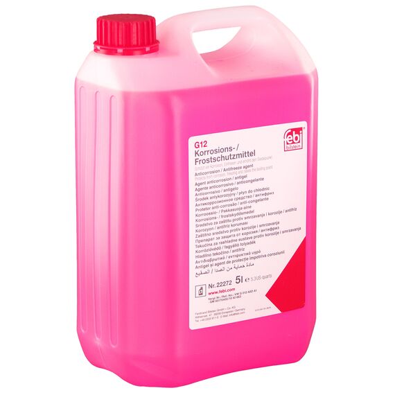 Febi Bilstein G12 концентрат антифриза 5 л красный, Цвет: Красный, Объем: 5 л