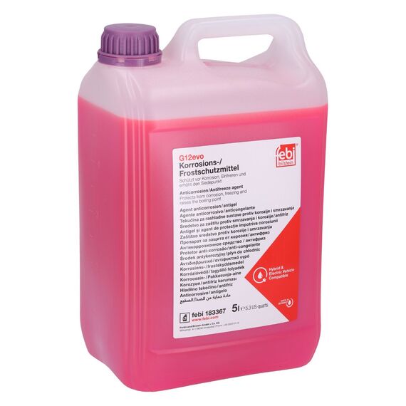 Febi Bilstein EVO G12 концентрат антифриза фиолетовый 5 л, Цвет: Фиолетовій, Объем: 5 л