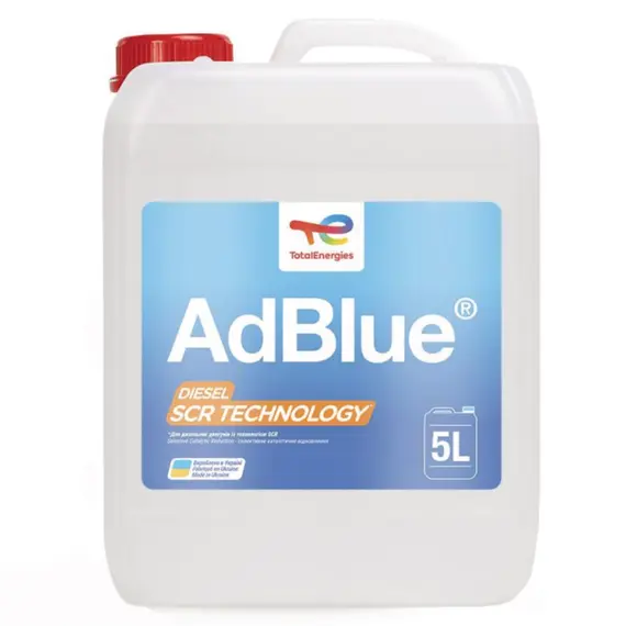 Жидкость AdBlue Total Diesel SCR Technology 5 л, Объем: 5 л