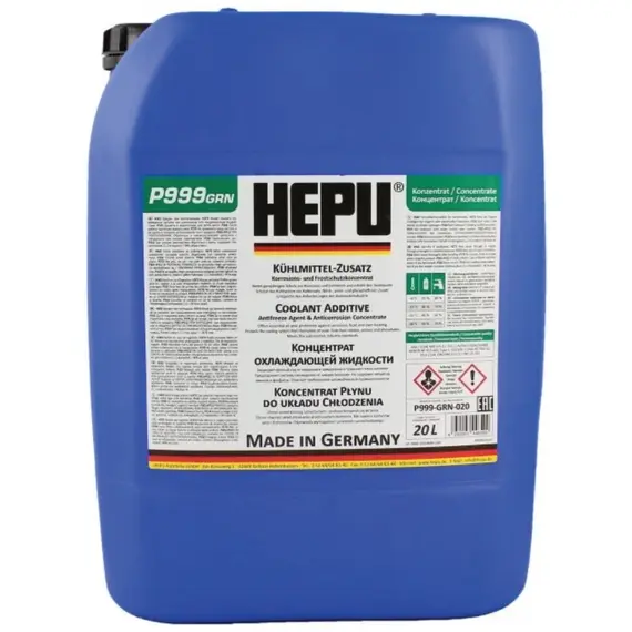 HEPU G11 концентрат антифриза зеленый 20 л