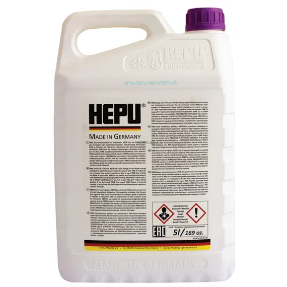 HEPU EVO G12 концентрат антифриза фиолетовый 5 л, Цвет: Фиолетовій, Объем: 5 л, изображение 2