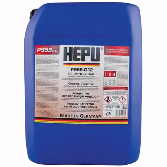 HEPU G12 концентрат антифриза красный 20 л, Цвет: Красный, Объем: 20 л