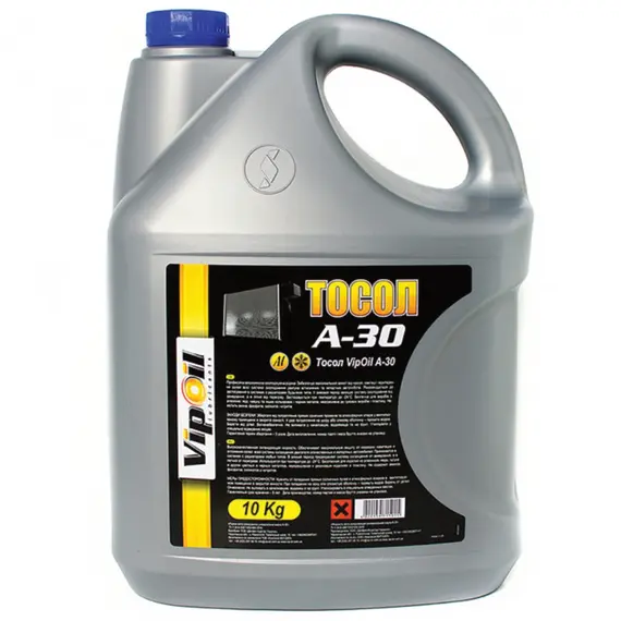 Vipoil тосол А-30 10 л, Цвет: Синий, Объем: 10 л