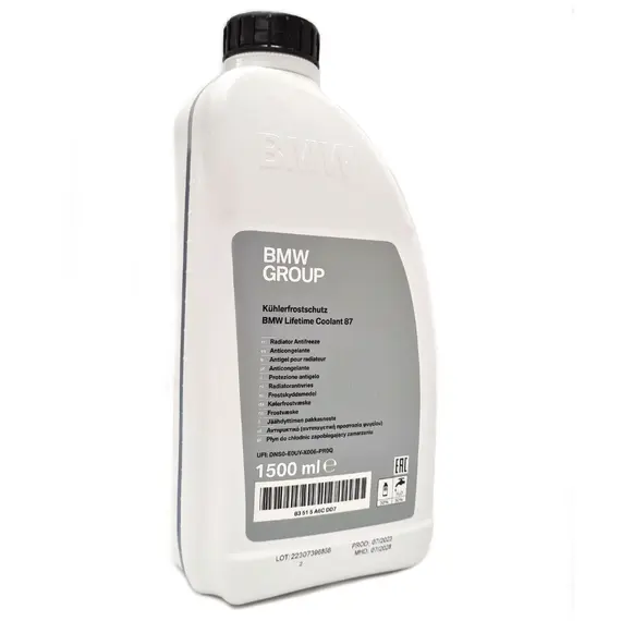 BMW Lifetime Coolant 87 оригинальній антифриз синий 1,5 л, изображение 3