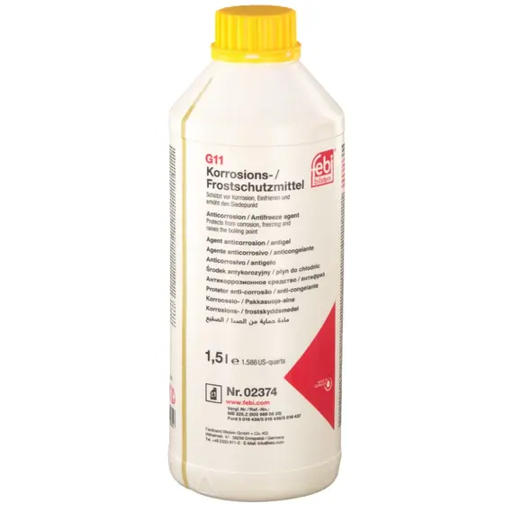 Febi Bilstein G11 концентрат антифриза желтый 1,5 л