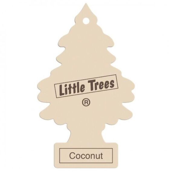Little Trees Coconut Air Freshener ароматизатор ёлочка с запахом кокоса, изображение 2