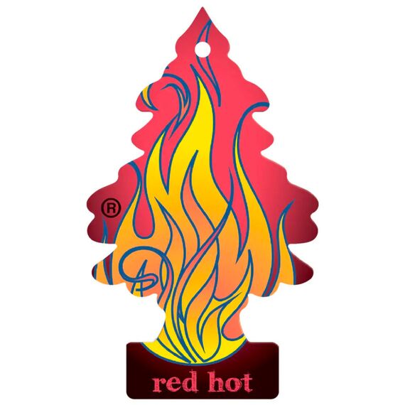 Little Trees Red Hot Air Freshener ароматизатор ёлочка с запахом красно-горячий, изображение 2