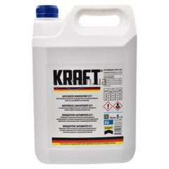 KRAFT G11 концентрат антифризу синій 5 л, Колір: Синій, Обʼєм: 5 л