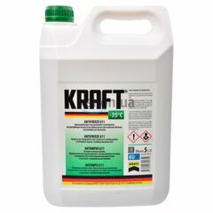 KRAFT G11 антифриз зелений 5 л, Колір: Зелений, Обʼєм: 5 л