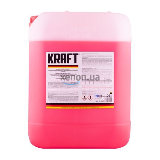 KRAFT G12/G12+ концентрат антифриза красный 20 л