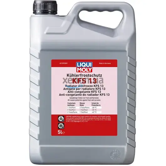 Концентрат антифриза - Kuhlerfrostschutz KFS 13 5л., Объем: 5 л