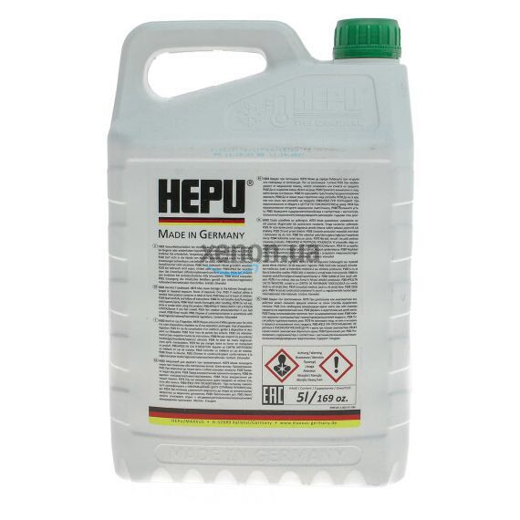 HEPU G11 LongLlife Concentrate OAT концентрат антифриза зеленый 5 л , изображение 2