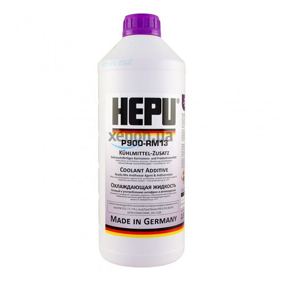 HEPU G13 антифриз фіолетовий 1,5 л, Колір: Фиолетовій, Обʼєм: 1,5 л, зображення 2